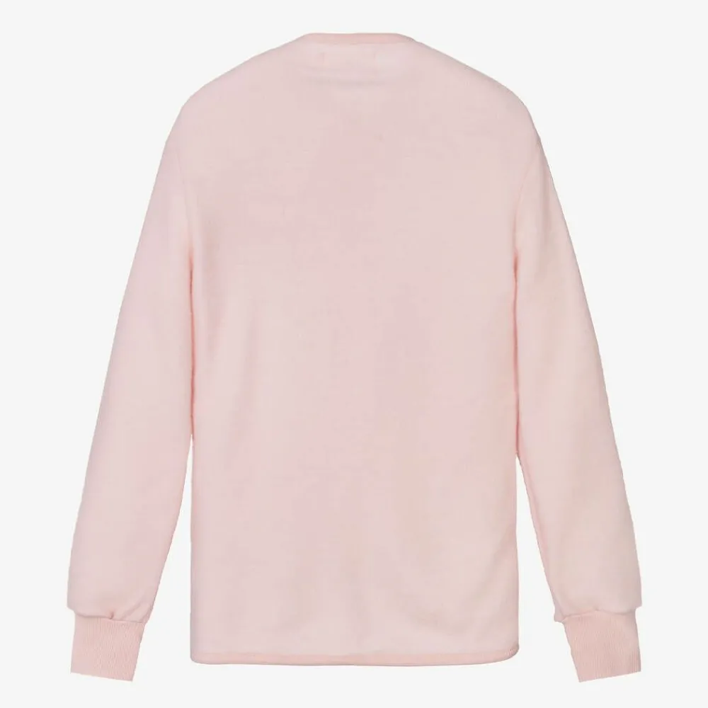 Molo Tops*Girls Pink Merino Wool Zip-Up Top WildRose