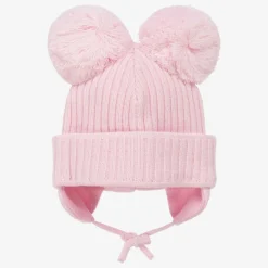Sätila of Sweden Hats*Girls Pink Minnie Double Pom-Pom Hat