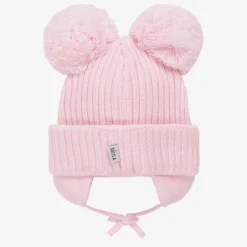 Sätila of Sweden Hats*Girls Pink Minnie Double Pom-Pom Hat
