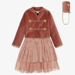 Meri Meri Costumes*Girls Pink Nutcracker Solider Costume