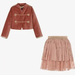 Meri Meri Costumes*Girls Pink Nutcracker Solider Costume