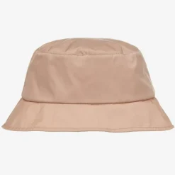 Moncler Enfant Hats*Girls Pink Nylon Logo Hat