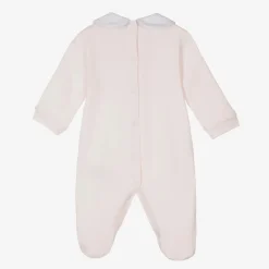 Piccola Speranza Babysuits*Girls Pink Organic Cotton Babygrow