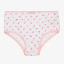 Childrensalon Essentials Underwear*Girls Pink Organic Cotton Knickers (5 Pack)
