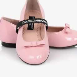 Dolce amp; Gabbana Pumps & Ballerinas|Pumps & Ballerinas*Girls Pink Patent Leather Ballerina Flats