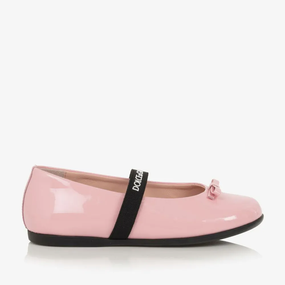 Dolce amp; Gabbana Pumps & Ballerinas|Pumps & Ballerinas*Girls Pink Patent Leather Pumps