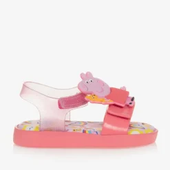 Mini Melissa Sandals|Sandals*Girls Pink Peppa Pig Jelly Sandals
