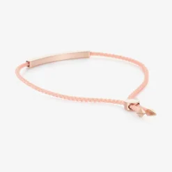 Treat Republic Jewellery*Girls Pink Personalised Bracelet (28cm)