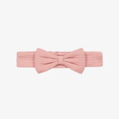 Kissy Love Hair Accessories*Girls Pink Pima Cotton Abloom Headband