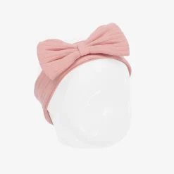 Kissy Love Hair Accessories*Girls Pink Pima Cotton Abloom Headband