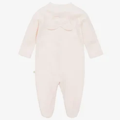 Marie-Chantal Gifts|Babysuits*Girls Pink Pima Cotton Babysuit Set