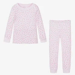 Kissy Kissy Nightwear*Girls Pink Pima Cotton Tulip Blossom Pyjamas