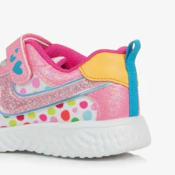 Agatha Ruiz de la Prada Trainers|Trainers*Girls Pink Polka Dot Velcro Trainers