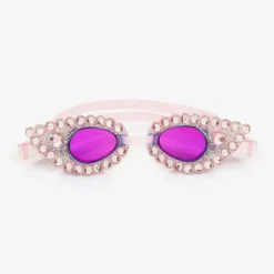 Super Smalls Swimwear*Girls Pink Rhinestone Splash Goggles