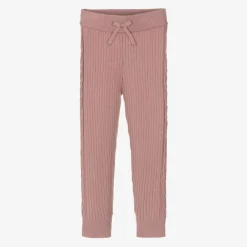 Mayoral Leggings*Girls Pink Ribbed Viscose Leggings