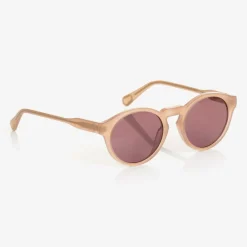 Chloé Clothing Accessories*Girls Pink Round Sunglasses