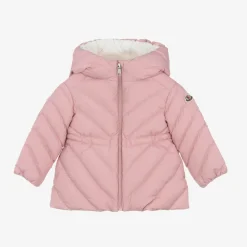 Moncler Enfant Coats & Jackets*Girls Pink Sanaa Hooded Down Coat