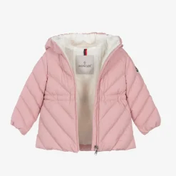 Moncler Enfant Coats & Jackets*Girls Pink Sanaa Hooded Down Coat
