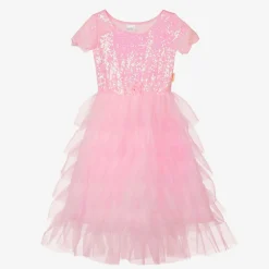 Souza Costumes*Girls Pink Sequin & Tulle Dress