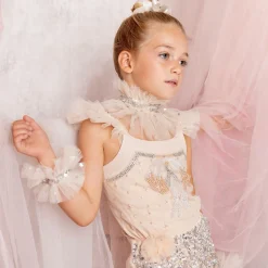 Tutu du Monde Jewellery|Costumes*Girls Pink Sequin Tulle Cuffs