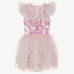 Tutu du Monde Costumes*Girls Pink Sequin Unicorn Costume Dress
