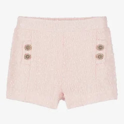 Le Chic Shorts*Girls Pink Sequinned Shorts