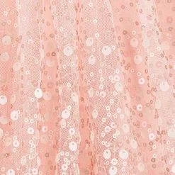 Le Chic Skirts*Girls Pink Sequinned Tulle Skirt