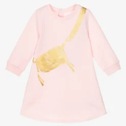 MARC JACOBS Dresses|Dresses*Girls Pink Snapshot Bag Cotton Dress