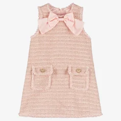 Tutu du Monde Dresses*Girls Pink Sparkly Tweed Dress