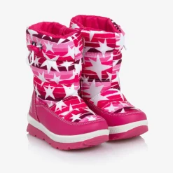 Agatha Ruiz de la Prada Snow Boots|Snow Boots*Girls Pink Star Snow Boots
