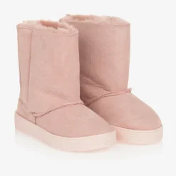 Falcotto by Naturino Boots*Girls Pink Suede Leather Boots