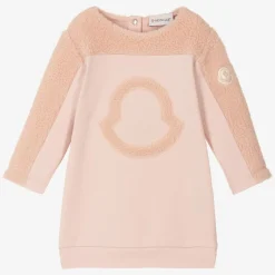 Moncler Enfant Dresses*Girls Pink Sweatshirt Dress