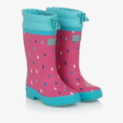 Hatley Rain Boots|Rain Boots*Girls Pink Tiny Drops Rain Boots