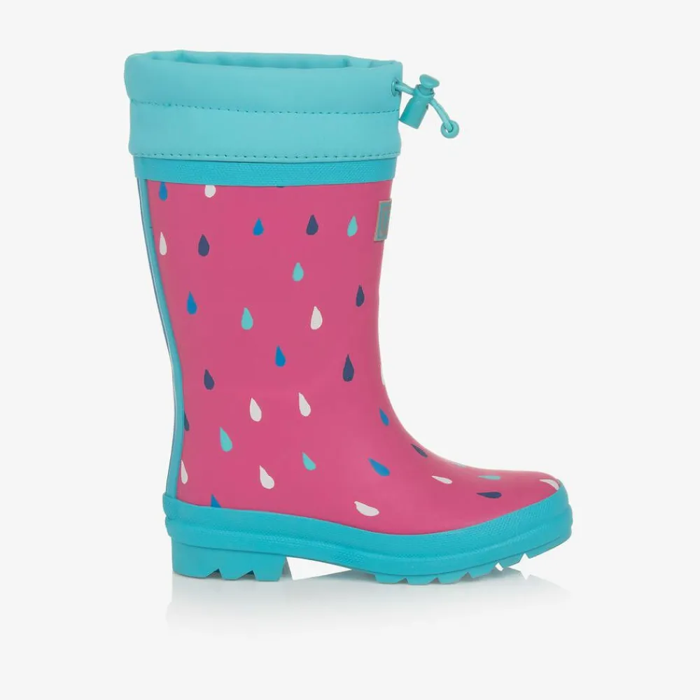 Hatley Rain Boots|Rain Boots*Girls Pink Tiny Drops Rain Boots