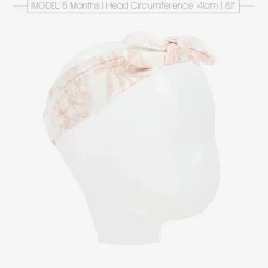 Tartine et Chocolat Hair Accessories*Girls Pink Toile de Jouy Print Headband