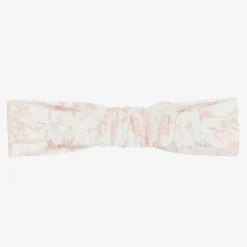 Tartine et Chocolat Hair Accessories*Girls Pink Toile de Jouy Print Headband