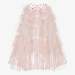 Tutu du Monde Coats & Jackets*Girls Pink Tulle Cape