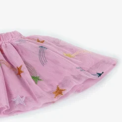 Stella McCartney Kids Skirts*Girls Pink Tulle Shooting Star Skirt