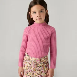 Mayoral Tops*Girls Pink Turtle Neck Top