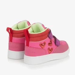 Agatha Ruiz de la Prada Trainers|Trainers*Girls Pink Velcro High-Top Trainers