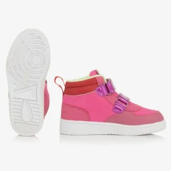 Agatha Ruiz de la Prada Trainers|Trainers*Girls Pink Velcro High-Top Trainers