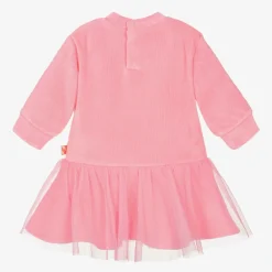Billieblush Dresses*Girls Pink Velour & Tulle Unicorn Dress