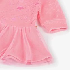 Billieblush Dresses*Girls Pink Velour & Tulle Unicorn Dress