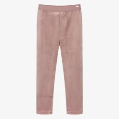 Mayoral Leggings*Girls Pink Velour Leggings