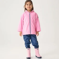 Little Blue House by Hatley Coats & Jackets*Girls Pink Waterproof Raincoat