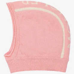 Moncler Enfant Hats*Girls Pink Wool Balaclava