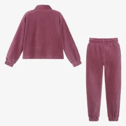 Mayoral Tracksuits*Girls Purple Corduroy Tracksuit