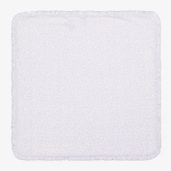 Kissy Kissy Blankets & Shawls*Girls Purple Cotton Summer Gardens Blanket (73cm)