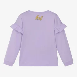KENZO KIDS Tops*Girls Purple Cotton Top
