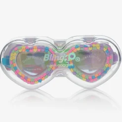 Bling2o Swimwear*Girls Purple Hearts Swimming Goggles